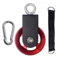 thumbnail image 1 of Beisidaer Pulley System Gym Silent Nylon Fitness Swivel Pulley Wheel With Hanging Strap, 1 of 7