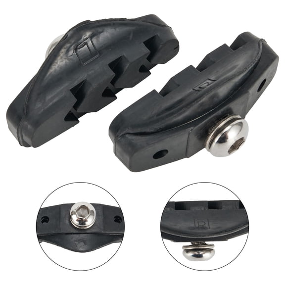 Beisidaer Road Bike Bicycle Clamp C Brake Pad Brake Pad C Clip Rubber Silent