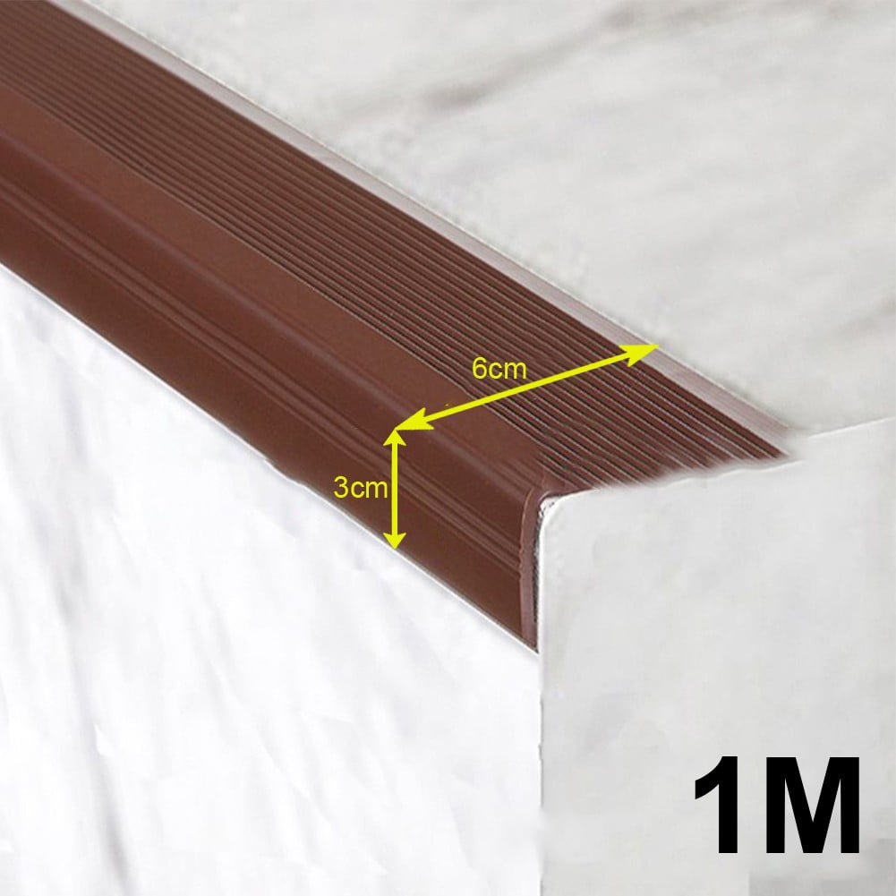 Beisidaer Stair Edge Protector Stair Edge Trim Self Adhesive AntiSlip