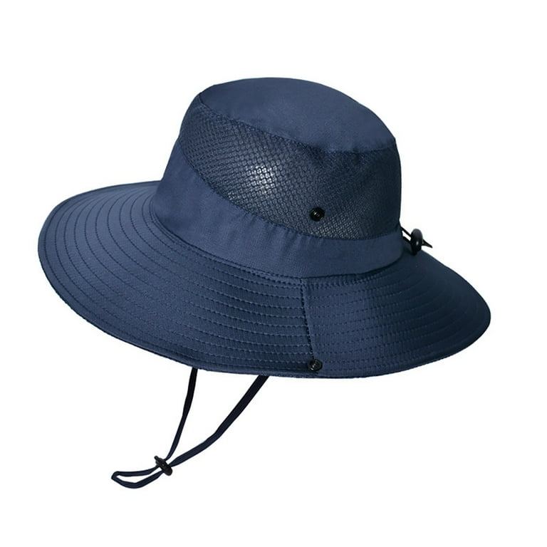 Beisidaer Summer breathable fisherman hat adult fishing hat men and women  big brim sun hat 