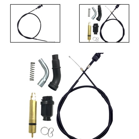 Beisidaer Throttle Control Cable And Starter Plunger Kit For For Trx450 For Foreman 4X4
