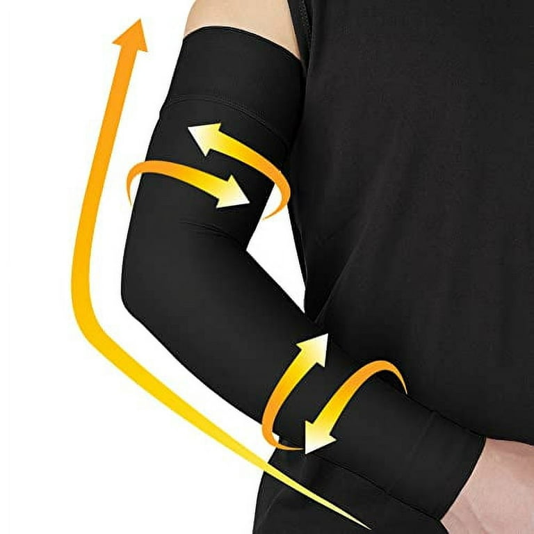 Beister Medical Compression Arm Sleeve for Men Womenï¼ˆSingleï¼‰, 20-30  mmhg Full Arm Support with Silicone Band, Graduated Compression Arm Brace  for