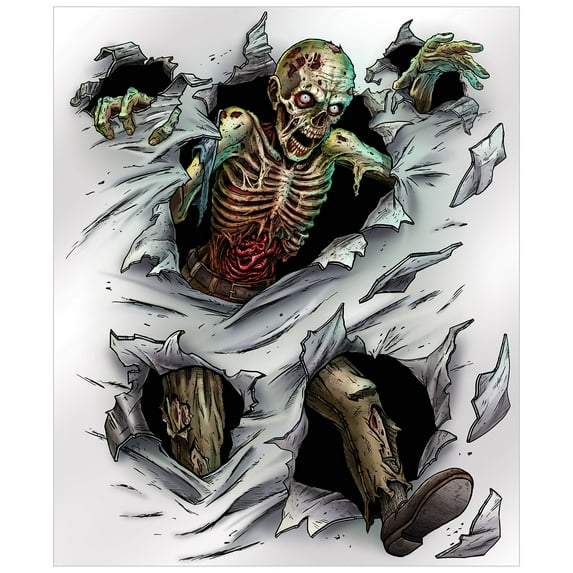 Zombie Insta-Mural, 5' x 6', (1/Pkg)