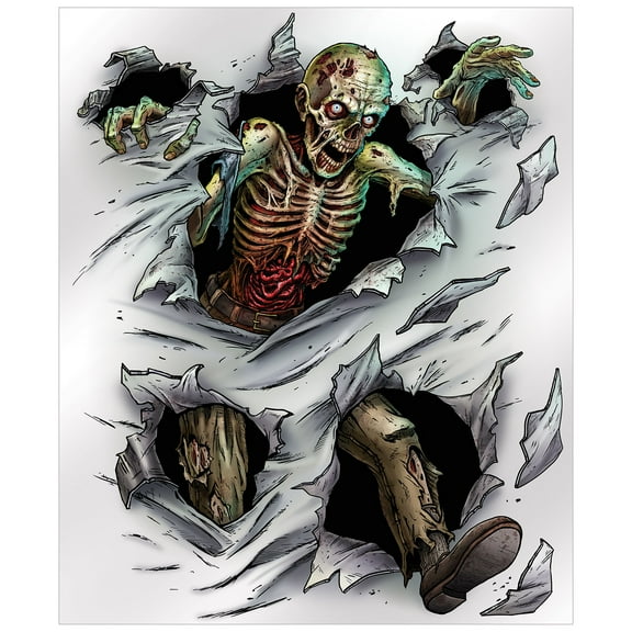 Zombie Insta-Mural, 5' x 6', (1/Pkg)