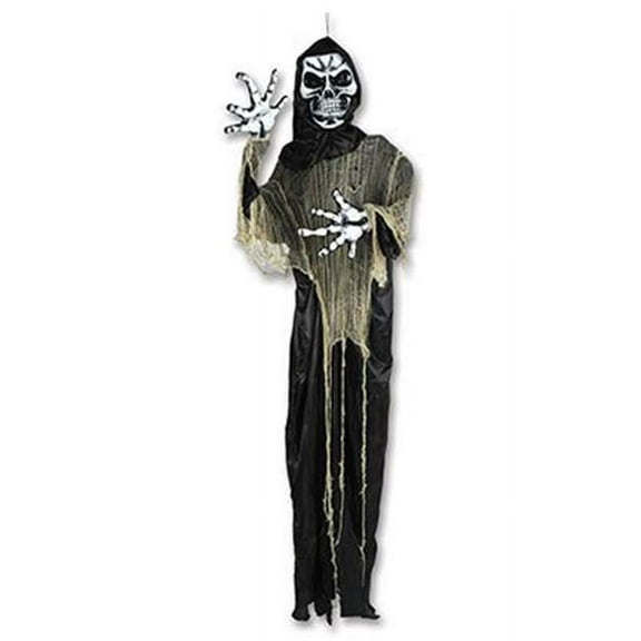 7' 4" Hanging Reaper Creepy Creature Skeleton Halloween Decoration