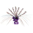 thumbnail image 1 of Beistle 1-Pack Retro Flowers Gleam 'N Spray Centerpiece, 11-Inch, 1 of 2