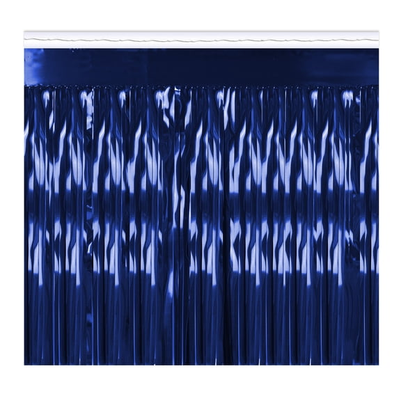 1-Ply Metallic Fringe Drape, 15" x 10', (1/Pkg)