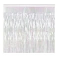 thumbnail image 1 of 6 Pack Beistle Packaged 1-Ply Metallic Party Fringe Drape - opalescent, 1 of 1
