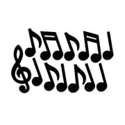 Musical Notes Silhouettes 12"-21" - 12 Pack 12 Per Package