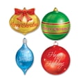 thumbnail image 1 of Holiday Winter Party Decorative Packaged Christmas Ornament Cutouts - 12 Pack (4 Per Package), 1 of 2