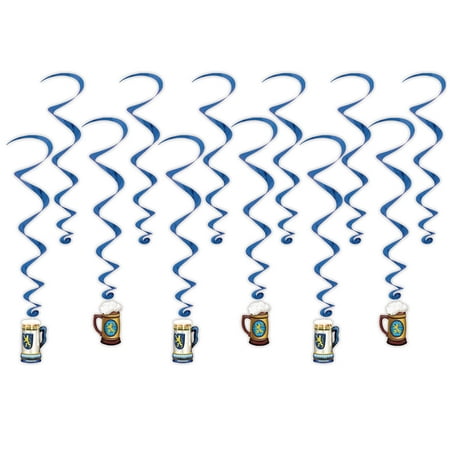 Oktoberfest Whirls, 17.5"-33.75", (24/Pkg)