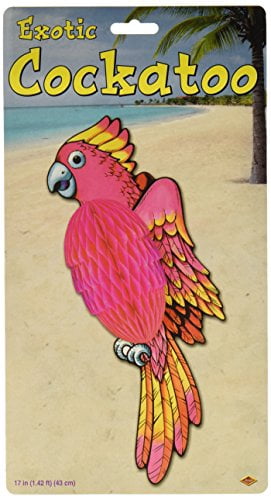 Tissue Exotic Birds 17"- Pack of 12