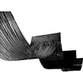 thumbnail image 1 of Beistle 2 Piece Black Metallic Plastic Fringed Ceiling Curtains 16, Shimmering Party Decorations, Photo Backdrops, 19.5" x 16', 1 of 6
