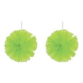 thumbnail image 1 of Beistle 2 Piece Lime Green Tulle Balls, 8", 1 of 7