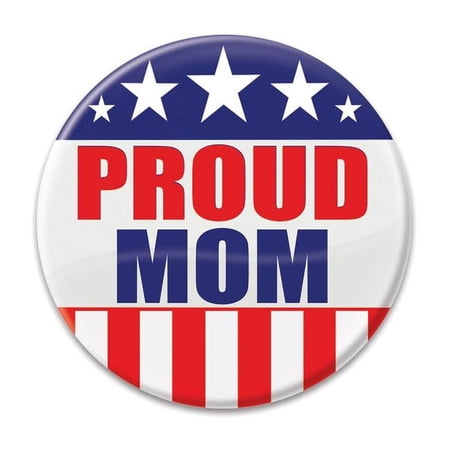 Beistle 2 in. Proud Mom Button