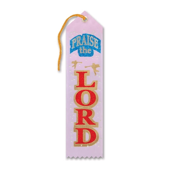 Beistle - Praise The Lord Ribbon - 2" x 8" - Pack of 6