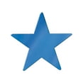 thumbnail image 1 of Blue Jumbo Foil Star Party Cut Out Wall Decal Decoration, 1 of 2