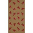 Beistle 24" x CORNET 50' New Orleans Theme Crawfish Print Kraft Paper ...