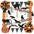 thumbnail image 1 of Beistle 28 Piece Halloween Trimorama Decorating Kit, 1 of 1