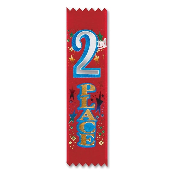 30 Pack Beistle 2nd Place Value Pack Ribbons