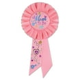 thumbnail image 1 of Beistle 3 1/4" x 6 1/2" Mom To Be Rosette Ribbon Pink 6/Pack RS036, 1 of 2