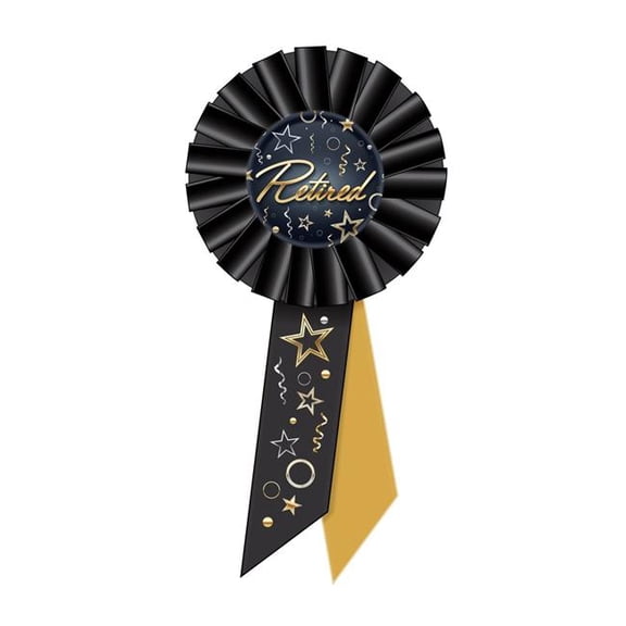 Beistle RS566 3.75 x 6.5 in. Retired Rosette - Pack of 6