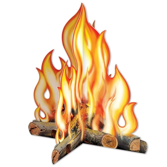 12 Pack Beistle 3-D Campfire Party Centerpiece