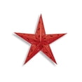 thumbnail image 1 of Beistle Club pack of 12 Starry Night Themed Red 3-D Foil Star Cutout Party Decorations 12", 1 of 1
