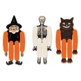 thumbnail image 1 of Beistle 36 Counts Orange and White Vintage Halloween Classic Cutouts 14”, 1 of 1