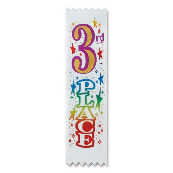 30 Pack Beistle 3rd Place Value Pack Ribbons