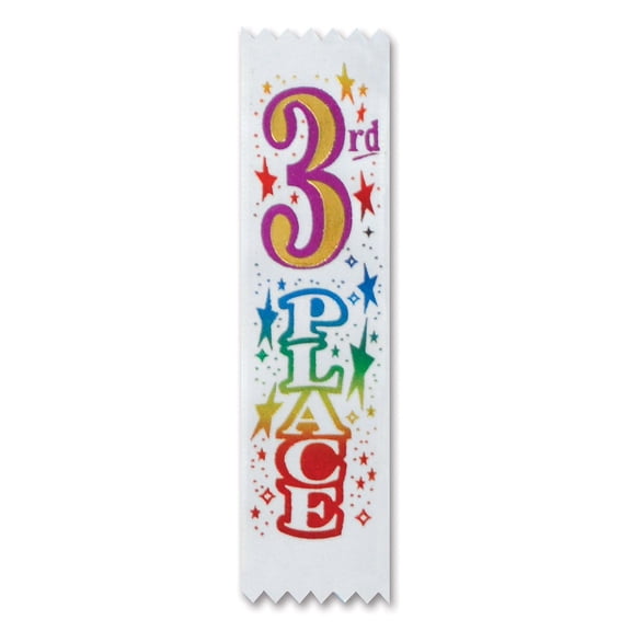 30 Pack Beistle 3rd Place Value Pack Ribbons