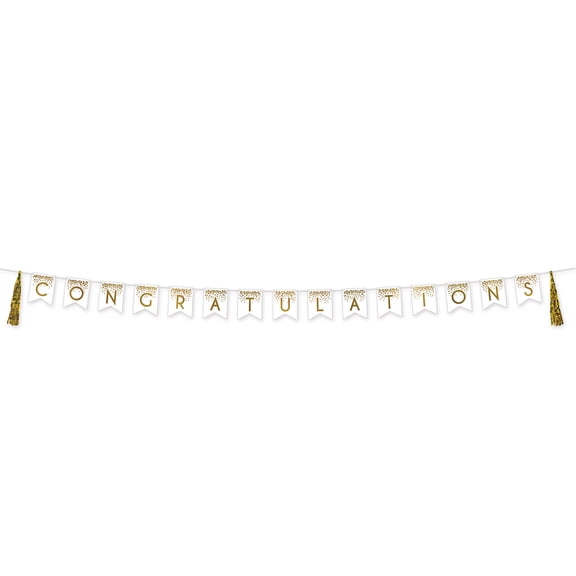Congratulations Tassel Streamer, 13" x 13', (1/Pkg)