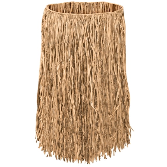 Beistle 50433-N Extra Large Raffia Hula Skirt, 28", Natural