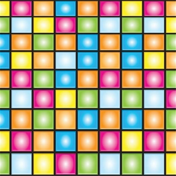 Party Decoration Disco Border 24" X 30' - 6 Pack (1 Per Package)