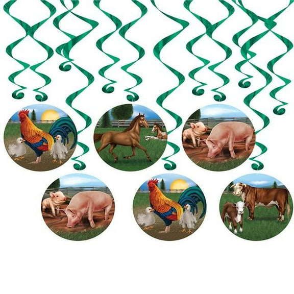 Farm Animal Whirls