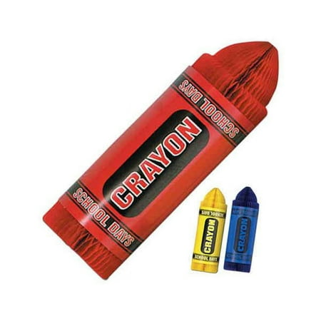 Beistle - 55323 - Tissue Crayons- Pack of 12