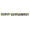 thumbnail image 1 of Happy Retirement Streamer, 5" x 5', (4/Pkg), 1 of 2