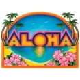 thumbnail image 1 of Beistle - 55982 - Aloha Sign- Pack of 12, 1 of 1