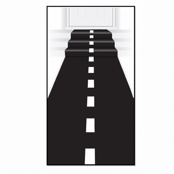 Beistle 57855 Racetrack Runner - 24 x 10 in.