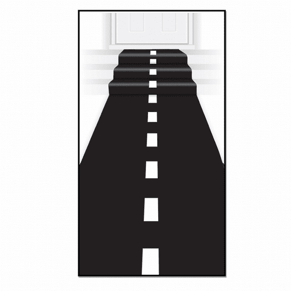 Beistle 57855 Racetrack Runner - 24 x 10 in.