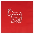 thumbnail image 1 of Beistle 6 1/2" x 6 1/2" Democratic Luncheon Napkins Red 32/Pack 58128-R, 1 of 1
