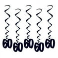 thumbnail image 1 of Beistle Pack of 30 Number "60" Black Hanging Birthday Party Decoration Whirls 36", 1 of 2