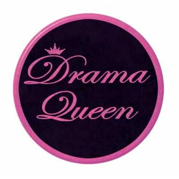 Beistle 60155 - Drama Queen Button- Pack of 12