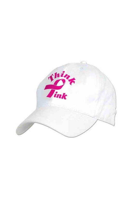 60216 Embroidered Think Pink Cap - Pack of 12