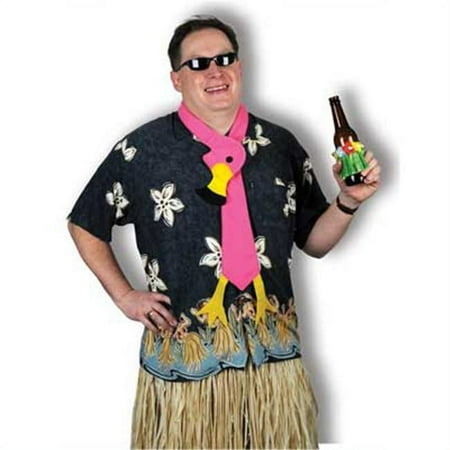 Beistle 60271 Fabric Flamingo Neckware - Pack of 12