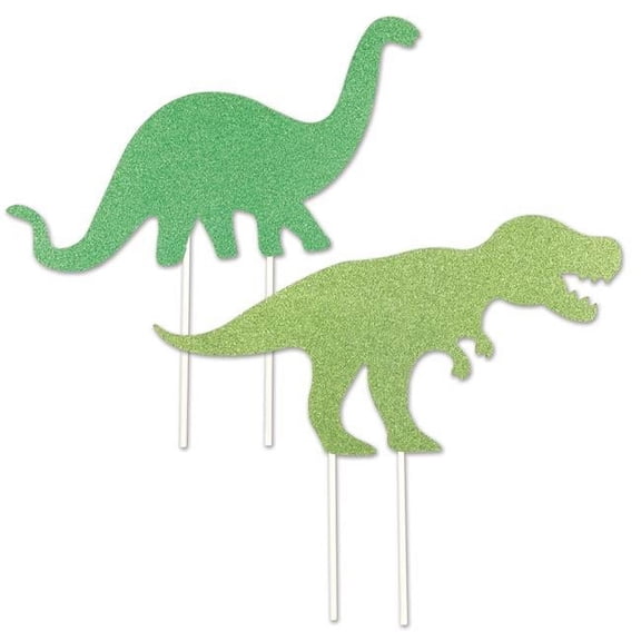 Dinosaur Cake Toppers, 8" x 8.5" & 8.5" x 8", (6/Pkg)