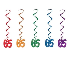 Beistle 65" Whirls, Assorted