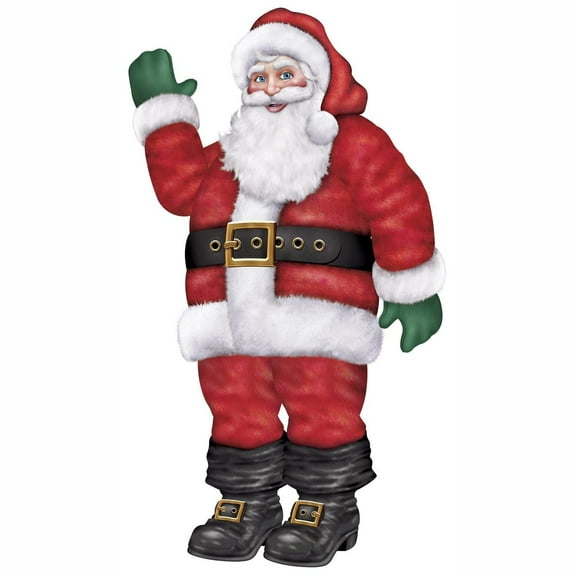 Beistle 66" Christmas Jointed Santa Decoration (Case of 12)