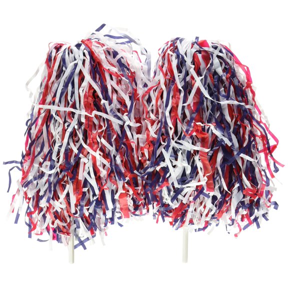 Beistle 66301-RWB Pkgd Poly Shakers-512 Strand, 12" x 11", Red/White/Blue