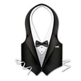 thumbnail image 1 of Beistle - 66850 - Pkgd Plastic Tux Vest - Pack of 24, 1 of 2